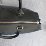 LV Greenwich Black/Blue Damier Ebene Cobalt Coated Canvas with Leather and Silver Hardware #GUEUL-1 - Image 12