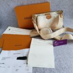 LV Multi Pochette Accessoires M57634 Monogram Canvas with Leather and Gold Hardware #OTEO-3 - Image 2