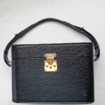 LV Vintage Vanity Black Epi Leather with Gold Hardware #GUECL-1