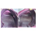 YSL Peeptoe Size37 Purple/Gold Suede Leather Shoes #OSOY-3 - Image 8