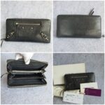 Balenciaga Zippy Wallet Grey Lambskin with Silver Hardware #OTTL-1 - Image 2