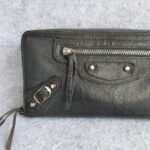 Balenciaga Zippy Wallet Grey Lambskin with Silver Hardware #OTTL-1 - Image 3