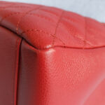 Chanel GST Red with Grained Calfskin and Silver Hardware #OTRK-1 - Image 14