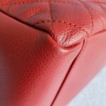 Chanel GST Red with Grained Calfskin and Silver Hardware #OTRK-1 - Image 13