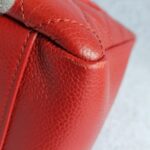 Chanel GST Red with Grained Calfskin and Silver Hardware #OTRK-1 - Image 12