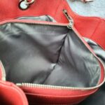 Chanel GST Red with Grained Calfskin and Silver Hardware #OTRK-1 - Image 27