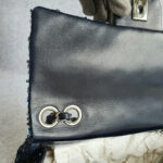 Chanel Medium Single Flap Bag Blue Lambskin/Sequins with Silver Hardware #OTOT-2 - Image 18