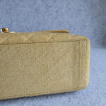 Chanel Vintage Maxi Jumbo Single Flap Beige Canvas with Gold Hardware #OTYO-2 - Image 12