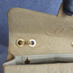 Chanel Vintage Maxi Jumbo Single Flap Beige Canvas with Gold Hardware #OTYO-2 - Image 20