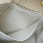 Chanel Vintage Maxi Jumbo Single Flap Beige Canvas with Gold Hardware #OTYO-2 - Image 30