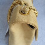 Chanel Vintage Maxi Jumbo Single Flap Beige Canvas with Gold Hardware #OTYO-2 - Image 10