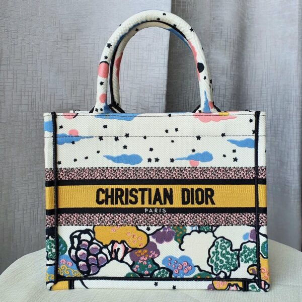 Dior Book Tote Multicolor Canvas Bag #OTOT-3