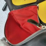 Fendi Monster Backpack Black Canvas/ Leather and Silver Hardware #GUEKE-1 - Image 30