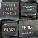 Fendi Monster Backpack Black Canvas/ Leather and Silver Hardware #GUEKE-1 - Image 27