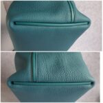 Hermes 24/24 Vert Bosphore Togo Leather with Palladium and Gold plated Hardware #OTOL-2 - Image 19