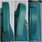Hermes 24/24 Vert Bosphore Togo Leather with Palladium and Gold plated Hardware #OTOL-2 - Image 21