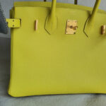Hermes Birkin 30cm Lime Epsom Leather with Gold Plated Hardware Bag #OTSS-1 - Image 3