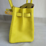 Hermes Birkin 30cm Lime Epsom Leather with Gold Plated Hardware Bag #OTSS-1 - Image 10