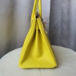 Hermes Birkin 30cm Lime Epsom Leather with Gold Plated Hardware Bag #OTSS-1 - Image 7