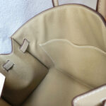 Hermes Birkin Sellier 25cm Trench/Craie Epsom Leather with Brushed Gold Plated Hardware Bag #OTSS-3 - Image 35
