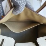 Hermes Birkin Sellier 25cm Trench/Craie Epsom Leather with Brushed Gold Plated Hardware Bag #OTSS-3 - Image 30