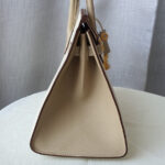 Hermes Birkin Sellier 25cm Trench/Craie Epsom Leather with Brushed Gold Plated Hardware Bag #OTSS-3 - Image 10