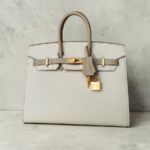 Hermes Birkin Sellier 25cm TrenchCraie Epsom Leather with Brushed Gold Plated Hardware Bag #OTSS-3