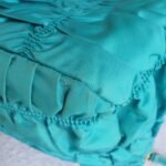 Prada Gaufre BN1611 Turquoise Nylon with Leather and Gold Hardware Bag #GUECY-1 - Image 14