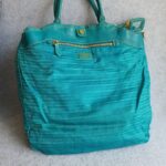Prada Gaufre BN1611 Turquoise Nylon with Leather and Gold Hardware Bag #GUECY-1 - Image 31