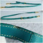 Prada Gaufre BN1611 Turquoise Nylon with Leather and Gold Hardware Bag #GUECY-1 - Image 25