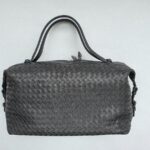 Bottega Veneta Tote Dark Brown with Leather and Brunito Finish #OOLR-2