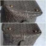 Bottega Veneta Tote Dark Brown with Leather and Brunito Finish #OOLR-2 - Image 14