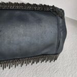 Chanel Accordion Flap Bag Dark Grey with Lambskin and Ruthenium Hardware #OOUO-1 - Image 11