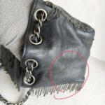Chanel Accordion Flap Bag Dark Grey with Lambskin and Ruthenium Hardware #OOUO-1 - Image 8