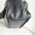 Chanel Accordion Flap Bag Dark Grey with Lambskin and Ruthenium Hardware #OOUO-1 - Image 12