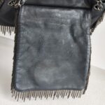 Chanel Accordion Flap Bag Dark Grey with Lambskin and Ruthenium Hardware #OOUO-1 - Image 16