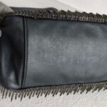 Chanel Accordion Flap Bag Dark Grey with Lambskin and Ruthenium Hardware #OOUO-1 - Image 10