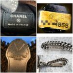 Chanel Cambon Pouch Bronze Leather with Silver Hardware #TSTT-2 - Image 9