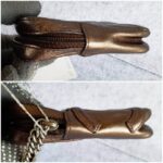 Chanel Cambon Pouch Bronze Leather with Silver Hardware #TSTT-2 - Image 4