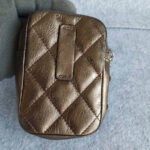 Chanel Cambon Pouch Bronze Leather with Silver Hardware #TSTT-2 - Image 3