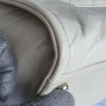 Chanel Deauville Bag Light Cream with Glazed Calf Leather and Silver Hardware #OOEU-1 - Image 13