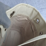 Chanel Deauville Bag Light Cream with Glazed Calf Leather and Silver Hardware #OOEU-1 - Image 27