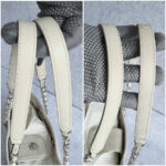 Chanel Deauville Bag Light Cream with Glazed Calf Leather and Silver Hardware #OOEU-1 - Image 18