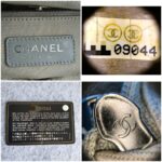 Chanel Deauville Bag Light Cream with Glazed Calf Leather and Silver Hardware #OOEU-1 - Image 21