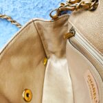 Chanel Mini Flap A69900 Gold with Grained Calfskin and Gold Hardware #OOKE-1 - Image 24