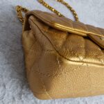 Chanel Mini Flap A69900 Gold with Grained Calfskin and Gold Hardware #OOKE-1 - Image 15