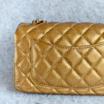 Chanel Mini Flap A69900 Gold with Grained Calfskin and Gold Hardware #OOKE-1 - Image 5