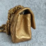 Chanel Mini Flap A69900 Gold with Grained Calfskin and Gold Hardware #OOKE-1 - Image 7