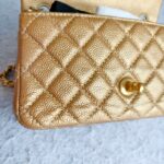 Chanel Mini Flap A69900 Gold with Grained Calfskin and Gold Hardware #OOKE-1 - Image 3