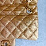 Chanel Mini Flap A69900 Gold with Grained Calfskin and Gold Hardware #OOKE-1 - Image 10